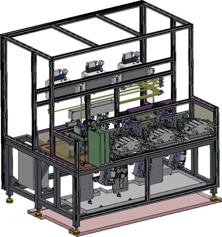 水、油泵装配及检测设备